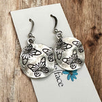 Wavy Butterfly Earrings