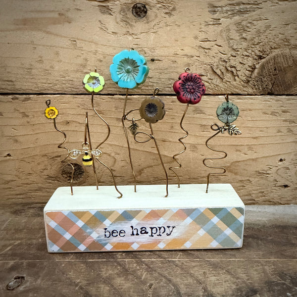 Whimsical Wildflower Garden – Bee Happy