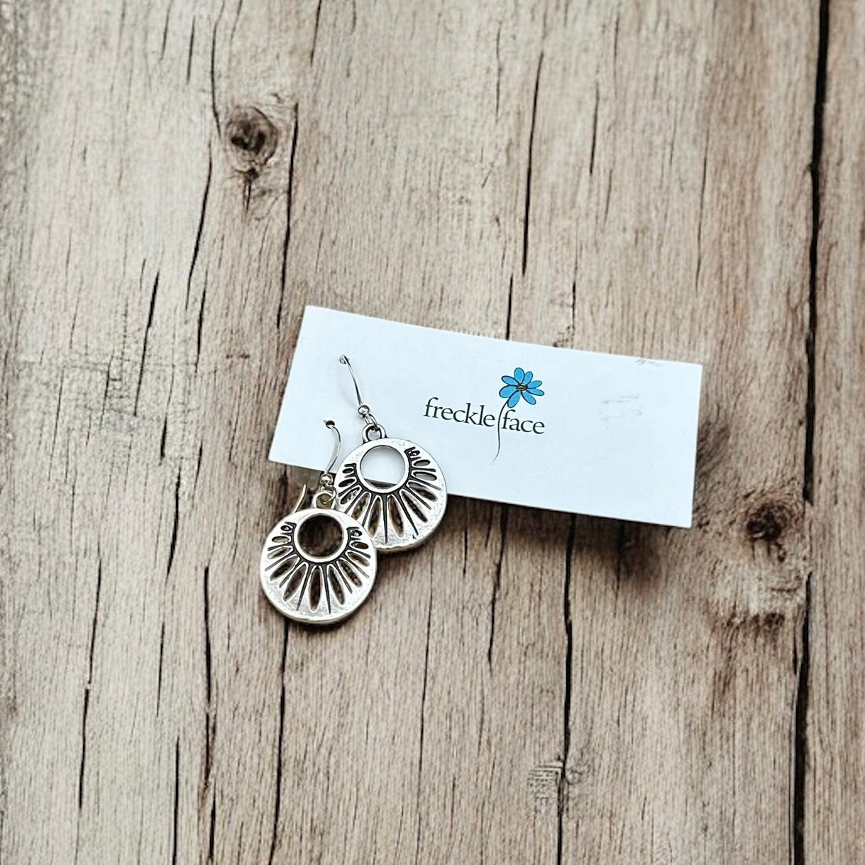 Rustic Petal Earrings