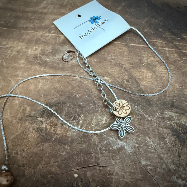 Boho Earthstone Necklace & Bracelet Set – 3 Options