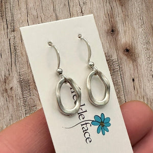 Wavy Hoop Earrings