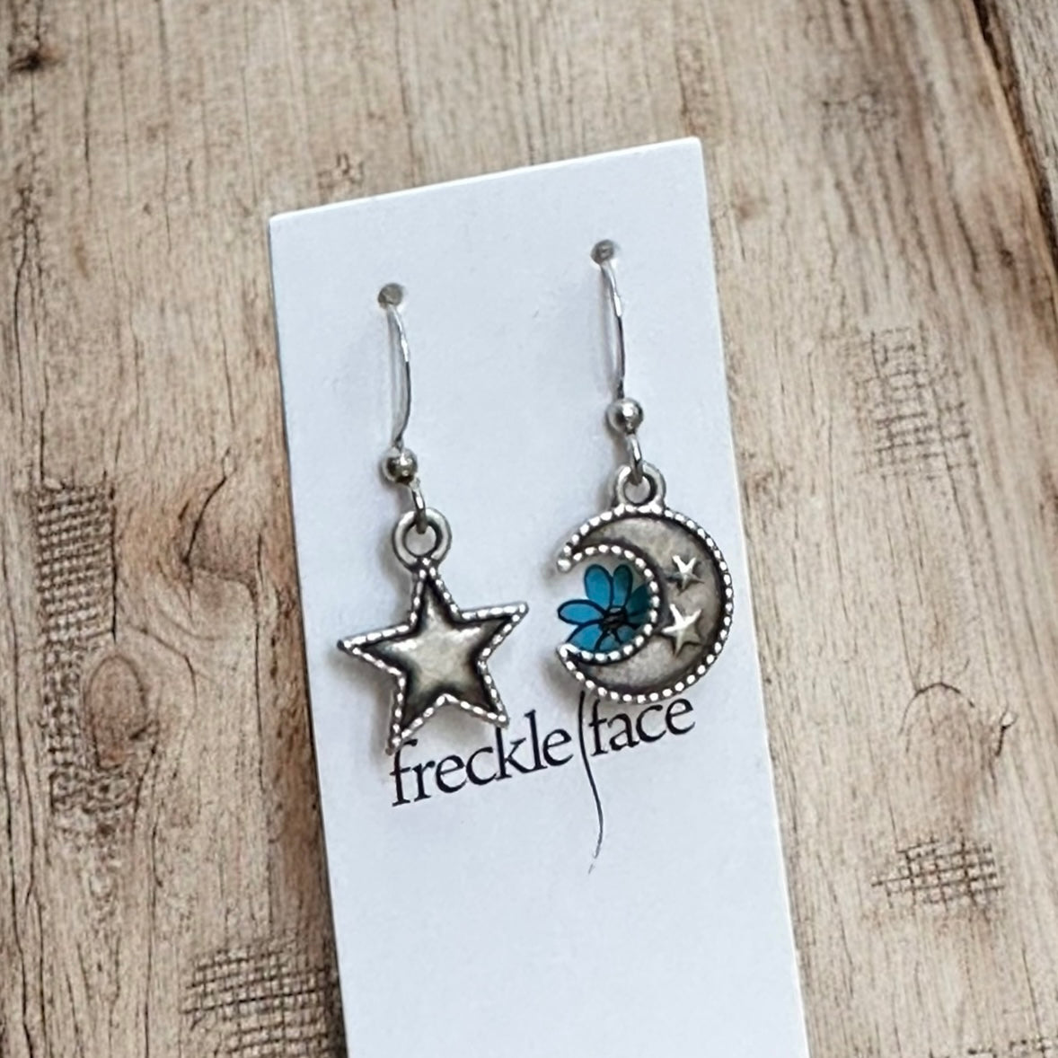Moon & Star Mixed Earrings