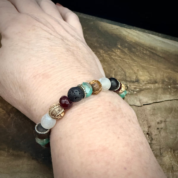 Ember & Earth Stretch Bracelet