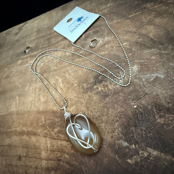 Retro Heart Wrap Necklace