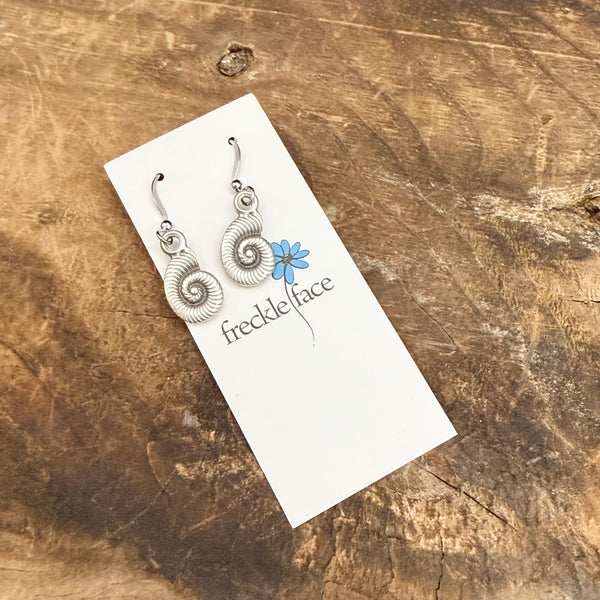 Ocean Spiral Earrings