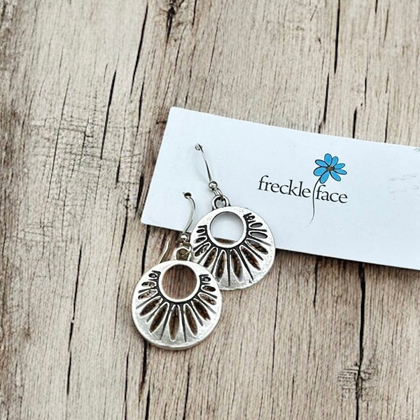 Rustic Petal Earrings