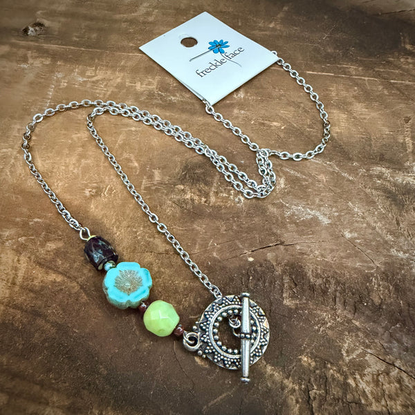 Garden Toggle Bead Necklace