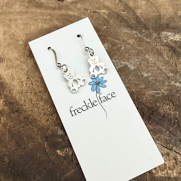 Tiny Teddy Bear Earrings