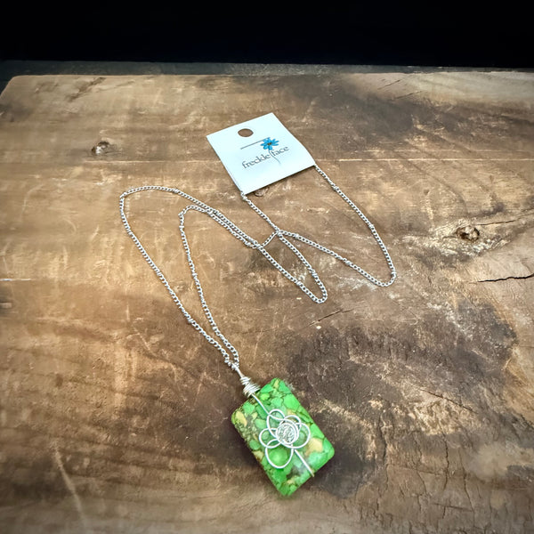 Retro Flower Wrap Necklace