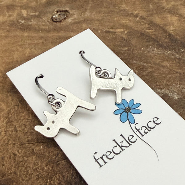 Curious Cat Earrings
