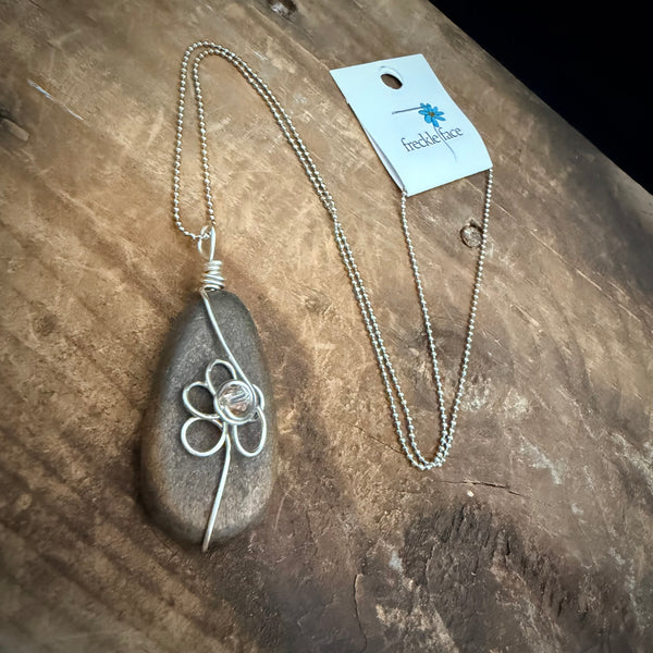 Retro Flower Wrap Necklace