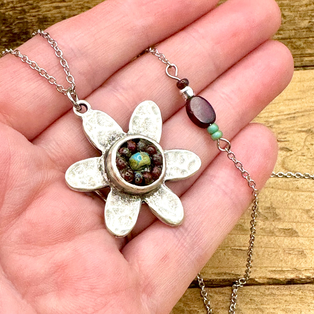 One of a Kind Mosaic Adjustable Necklace