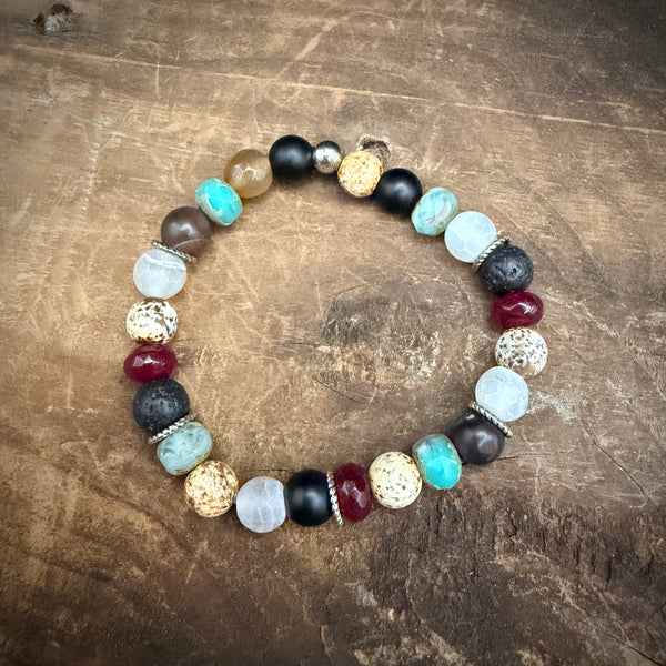 Ember & Earth Stretch Bracelet