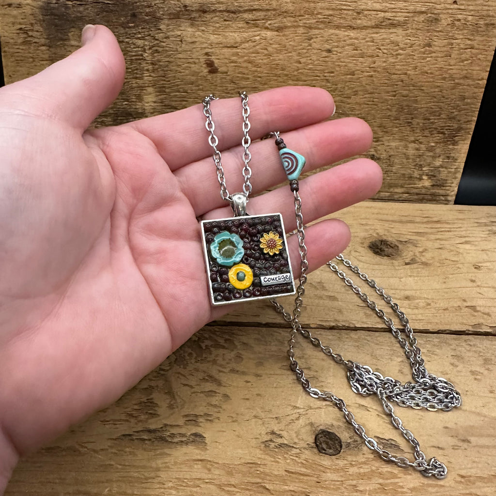 One of a Kind Mosaic Necklace