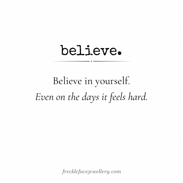 Believe Word Charm