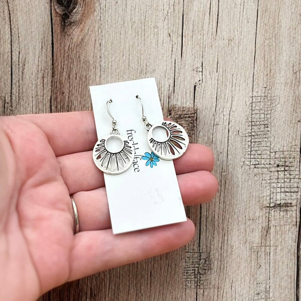 Rustic Petal Earrings