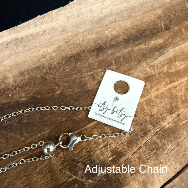 Adjustable Stainless Steel Chain Necklace