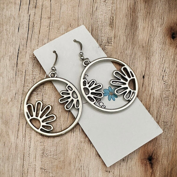 Circle of Daisys Earrings