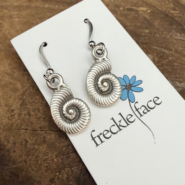 Ocean Spiral Earrings