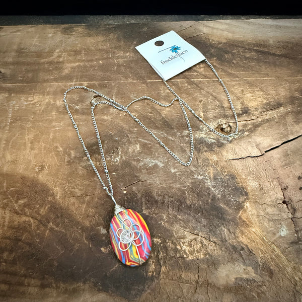 Retro Flower Wrap Necklace