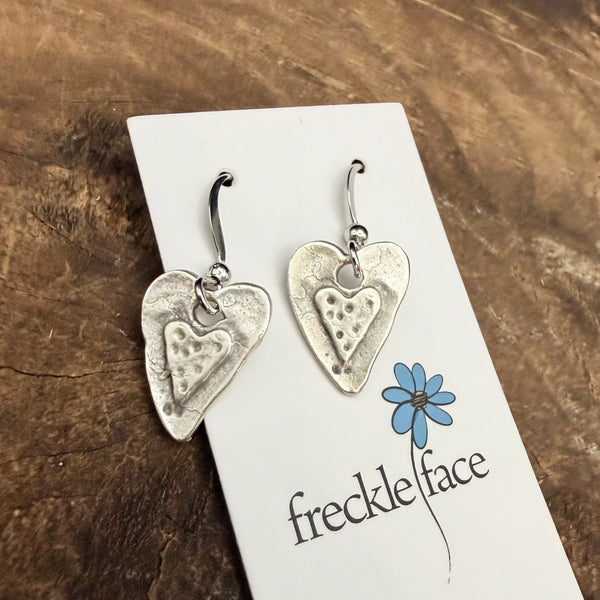 Whimsical Heart Earrings