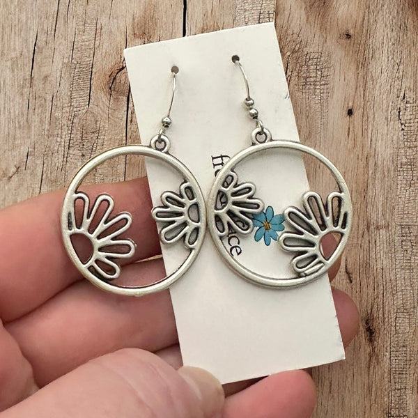 Circle of Daisys Earrings
