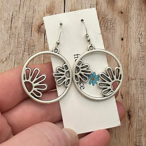 Circle of Daisys Earrings
