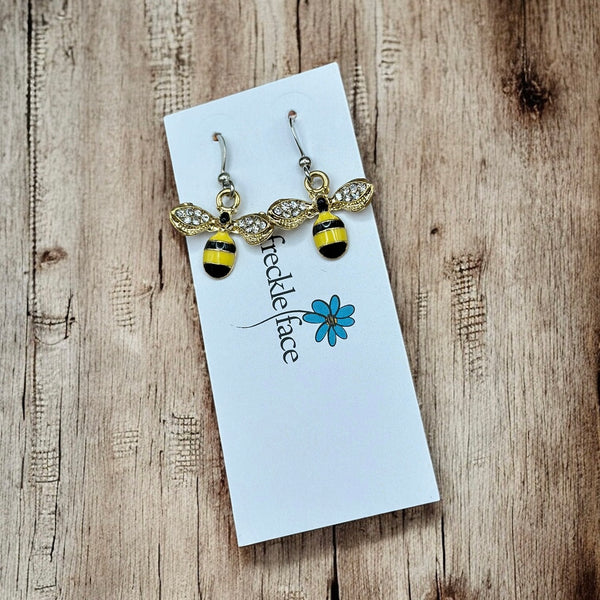Bumble Bee Earrings