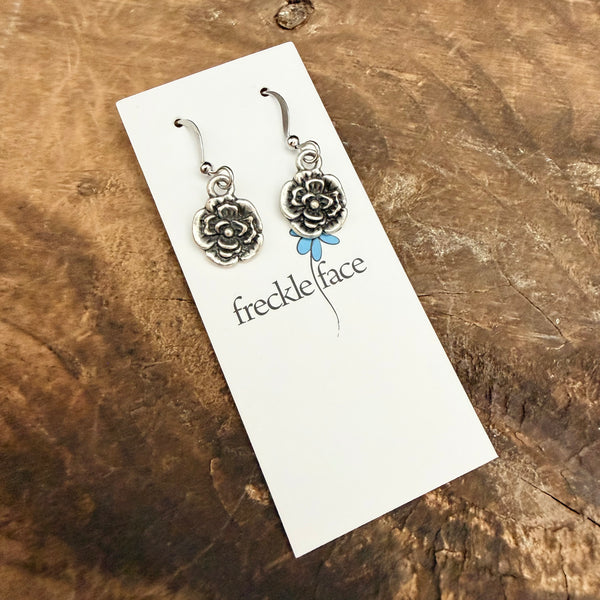 Vintage Rose Earrings