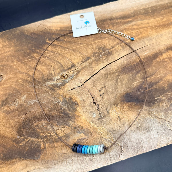 Boho Ember Ceramic Bead Necklace