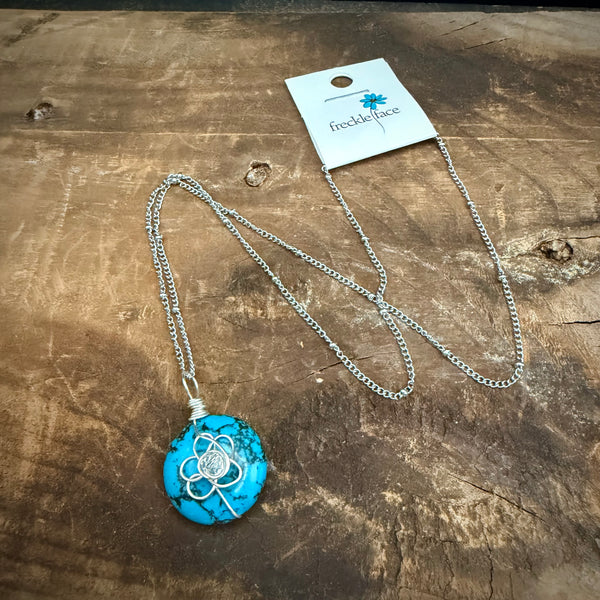 Retro Flower Wrap Necklace