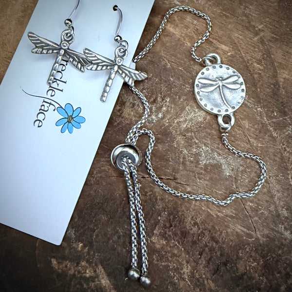 Adjustable Bracelet - Dragonfly