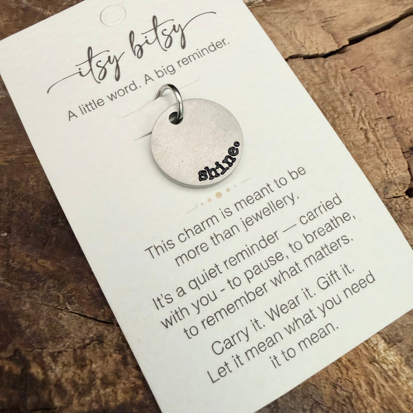 Shine Word Charm