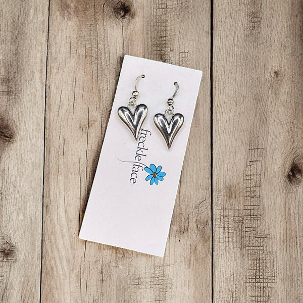 Bubble Heart Earrings