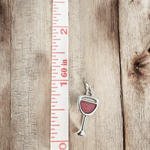 Red Wine Glass - Charm