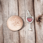 Red Wine Glass - Charm