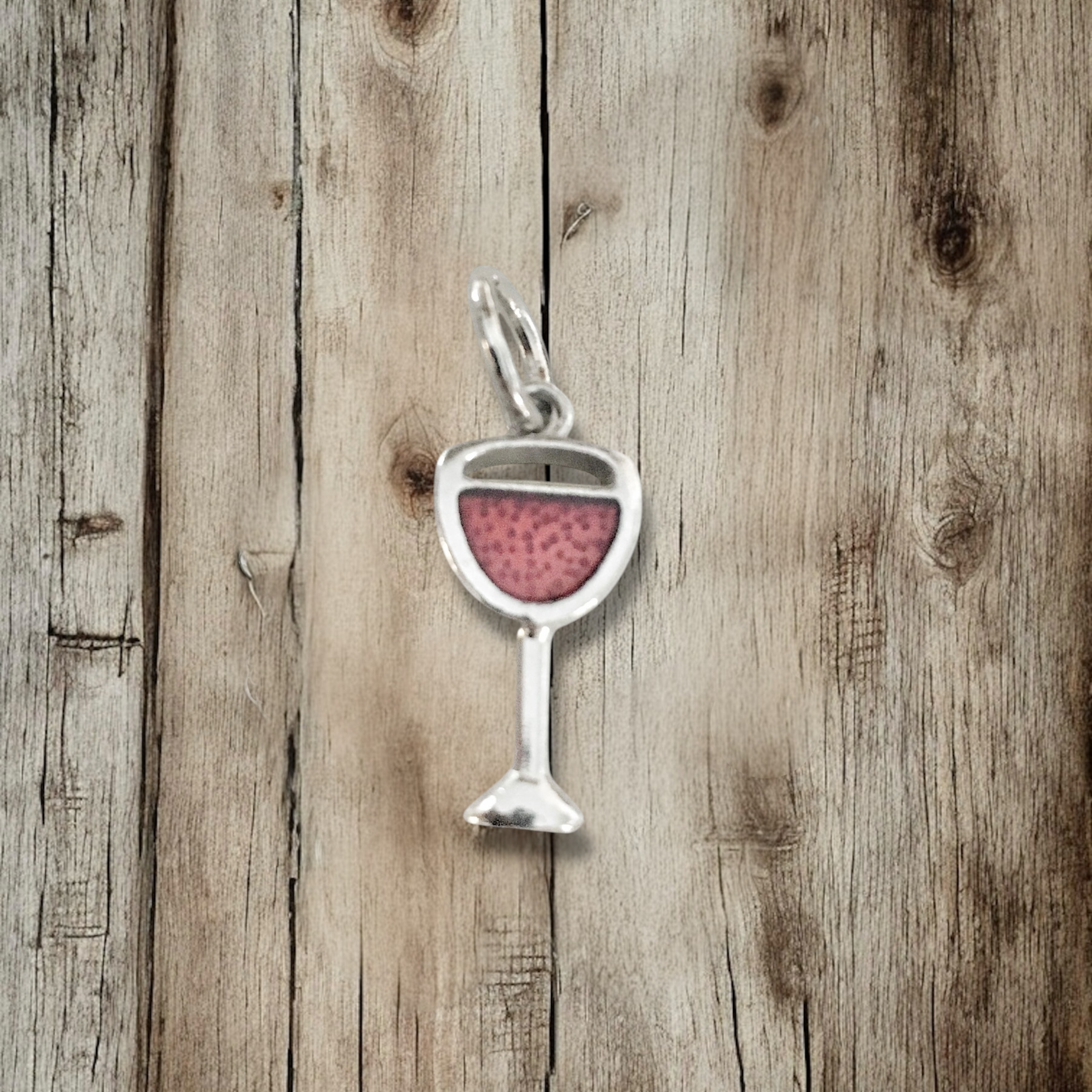 Red Wine Glass - Charm