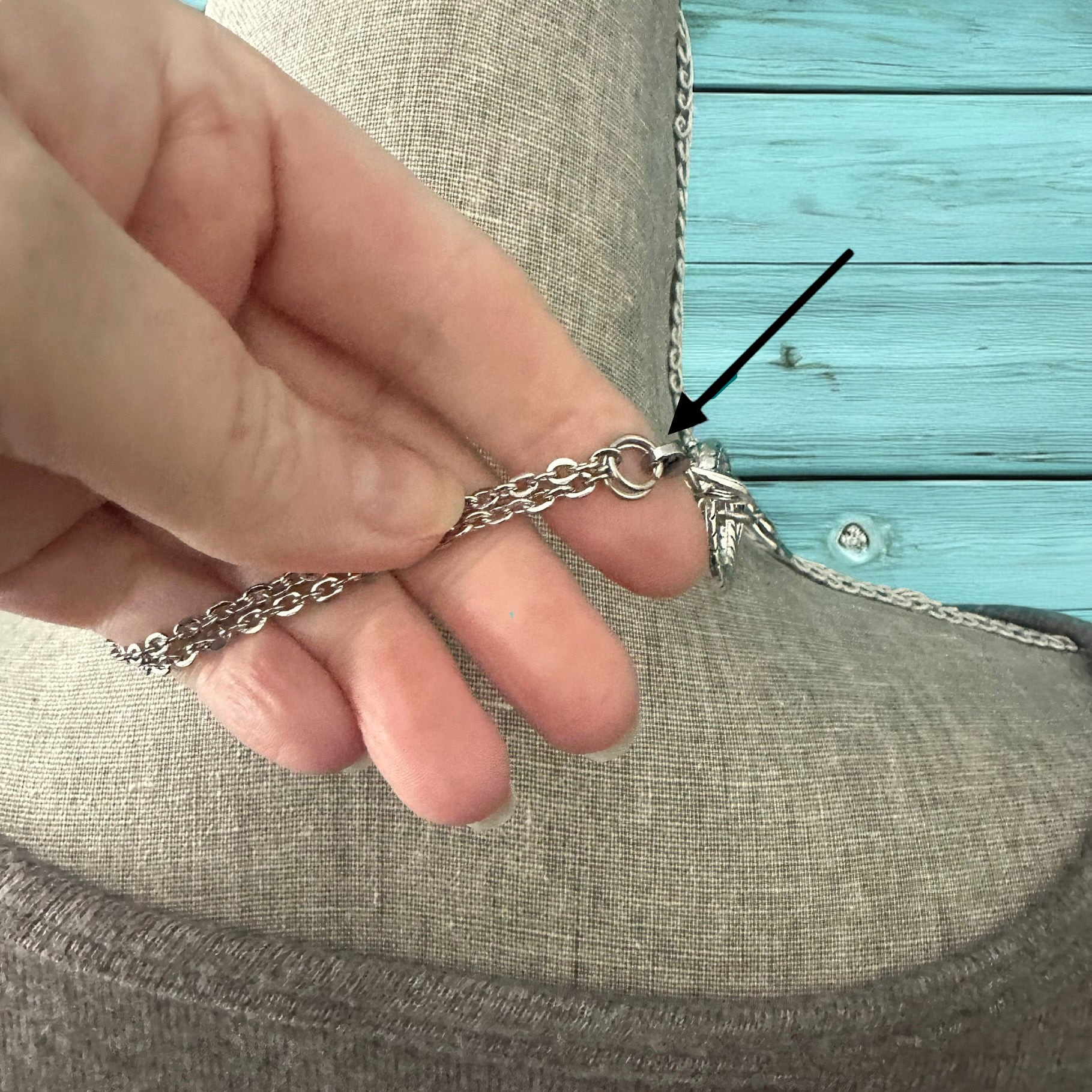 Chunky Fun Necklace Mixed Metals - Wear short or long