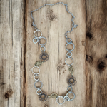 Chunky Fun Necklace Mixed Metals - Wear short or long