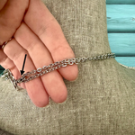 Chunky Fun Necklace Mixed Metals - Wear short or long