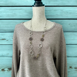 Chunky Fun Necklace Mixed Metals - Wear short or long