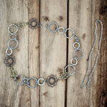 Chunky Fun Necklace Mixed Metals - Wear short or long