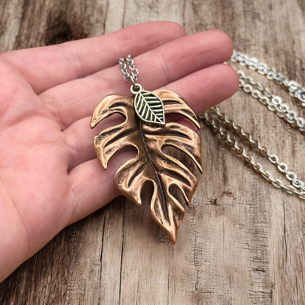 Palm Leaf Necklace