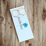 Twist Circle Stud Earrings