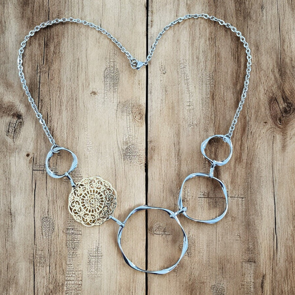 A Touch of Gold Filigree Necklace