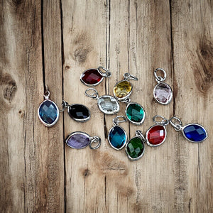Birthstone charms