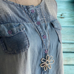 Double Flower Necklace