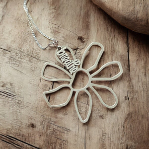 Breathe Flower Long Necklace
