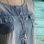 Breathe Flower Long Necklace