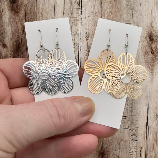 Full Flower Earrings